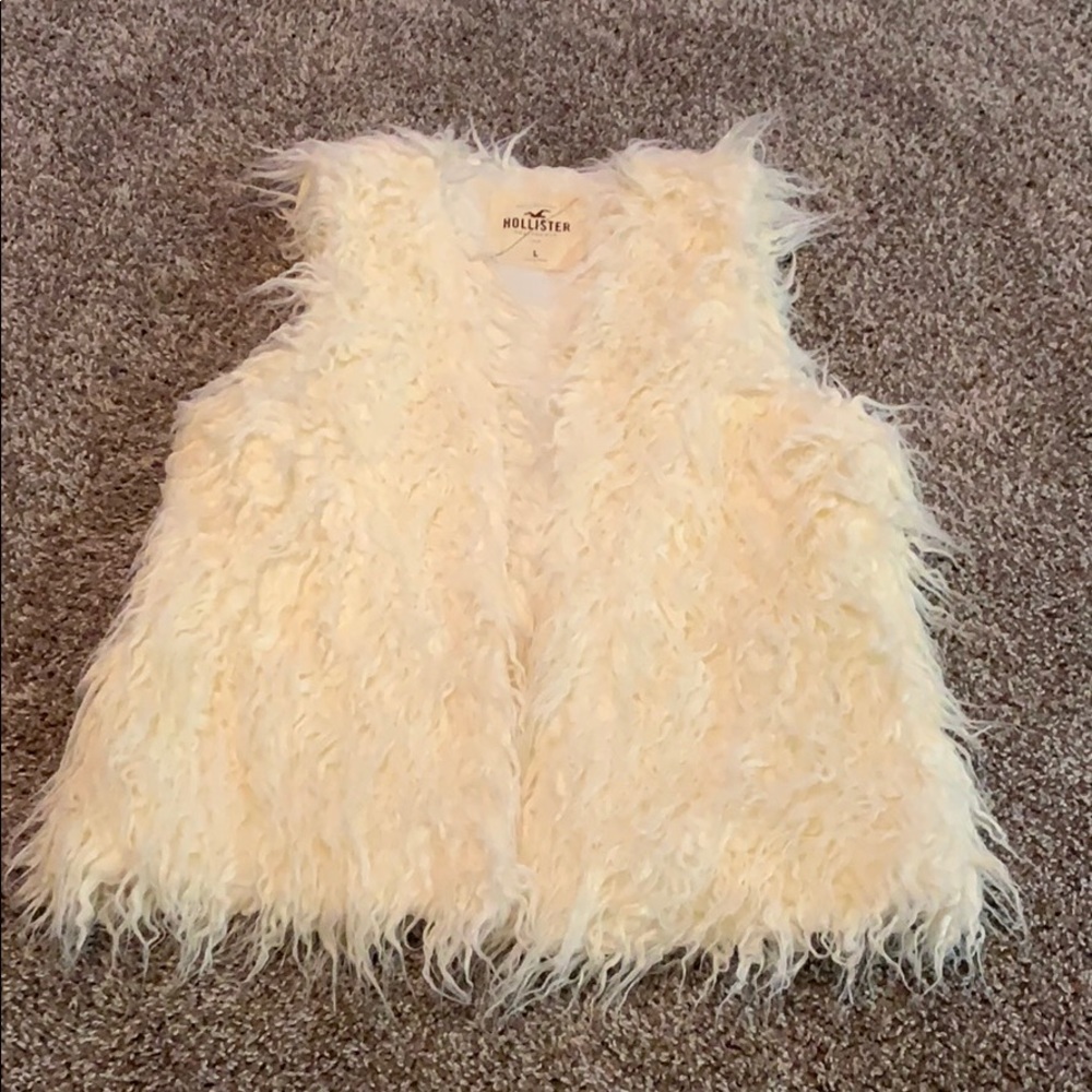 Fuzzy teddy vest